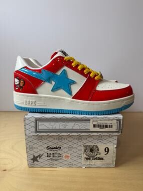 Bape x Hello Kitty Bapesta Low Baby Milo US 9